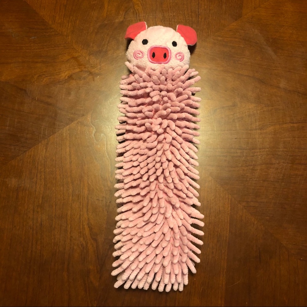Norwex EUC kids pet to dry pig chenille hand towel